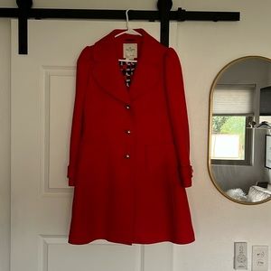 Kate Spade beautiful orange wool coat.